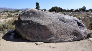 Petroglyphen Issykkul Gro&szlig;er Stein